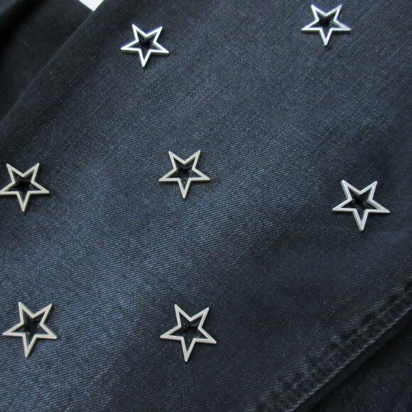 NWT HUDSON Riley in Mythology Star Grommet Relaxed Boyfriend Jeans 25 $285 - Picture 7 of 7